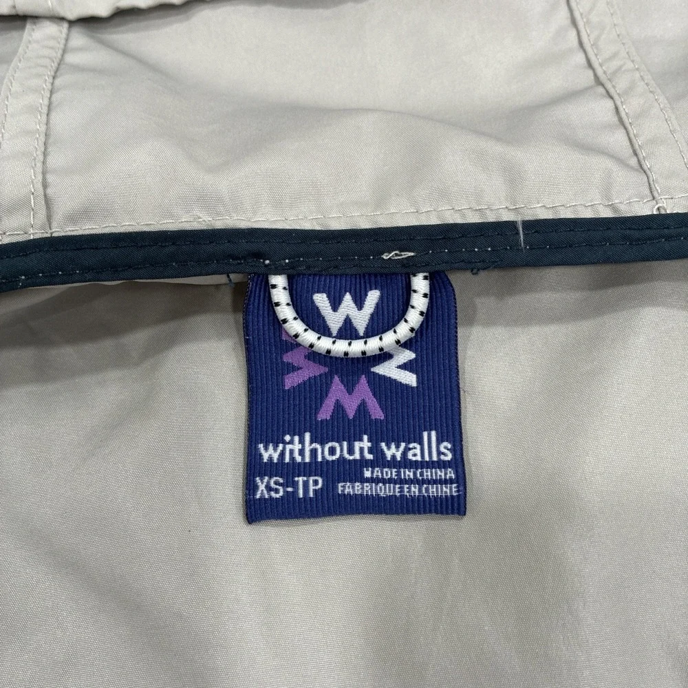 Urban Outfitters Without‎ Walls Zip Up Windbreaker Jacket Size XS Color Block